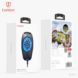 خنک کننده گوشی موبایل ارلدام مدل MINI COLING FAN F17