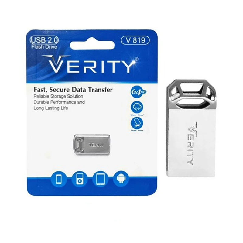 فلش مموری وریتی مدل V-819 ظرفیت 64 گیگابایت با رابط USB