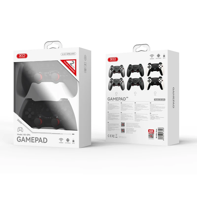 دسته بازی بی سیم ایکس او مدل GP4 بسته دو عددی