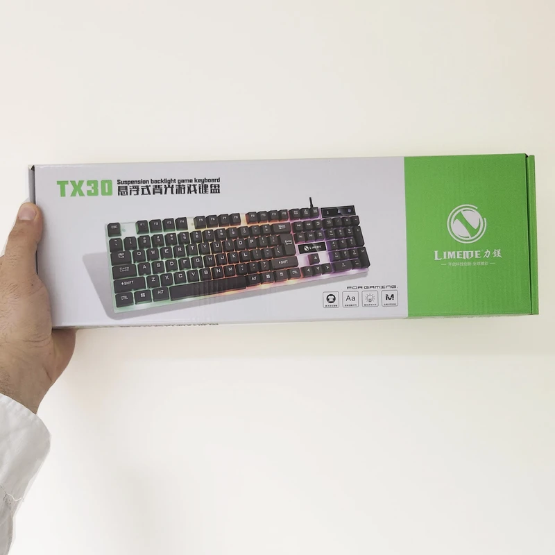کیبورد سیم دار گیمی لایماید LIMEIDE TX30 RGB