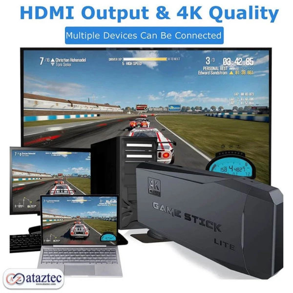 کنسول بازی 64 گیگ مدل 4K Game Stick Lite