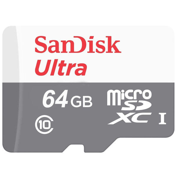 کارت حافظه MicroSDXC سن دیسک مدل Ultra کلاس 10 استاندارد UHS-I U1 A1 سرعت 100 مگابایت بر ثانیه ظرفیت 64 گیگابایت
